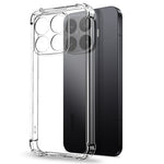 NORTHJO-etui til Xiaomi 17T - fire hjørner - stødsikkert TPU - gennemsigtigt mobilcover med hærdet glas - film