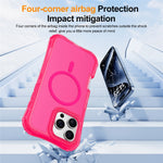 For iPhone 12 / 12 Pro Magnetic Phone Case Soft-touch 2-in-1 PC+TPU Shockproof Cover Compatible with MagSafe