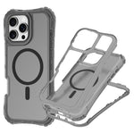 For iPhone 12 / 12 Pro Magnetic Phone Case Soft-touch 2-in-1 PC+TPU Shockproof Cover Compatible with MagSafe