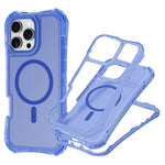 For iPhone 12 / 12 Pro Magnetic Phone Case Soft-touch 2-in-1 PC+TPU Shockproof Cover Compatible with MagSafe