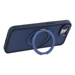 Til iPhone 17e / 16e cover med roterende støttefod i TPU + PC, skridsikkert mat bagcover til telefon