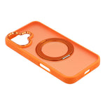For iPhone 16 Plus Case Rotating Kickstand TPU + PC Anti-slip Matte Phone Back Cover