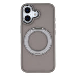 For iPhone 16 Plus Case Rotating Kickstand TPU + PC Anti-slip Matte Phone Back Cover