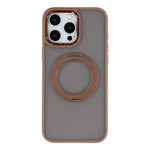 For iPhone 15 Pro Case Rotating Kickstand TPU + PC Anti-slip Matte Phone Back Cover