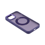 For iPhone 15 Plus / 14 Plus Case Rotating Kickstand TPU + PC Anti-slip Matte Phone Back Cover