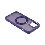 For iPhone 15 Plus / 14 Plus Case Rotating Kickstand TPU + PC Anti-slip Matte Phone Back Cover