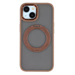 For iPhone 15 Plus / 14 Plus Case Rotating Kickstand TPU + PC Anti-slip Matte Phone Back Cover