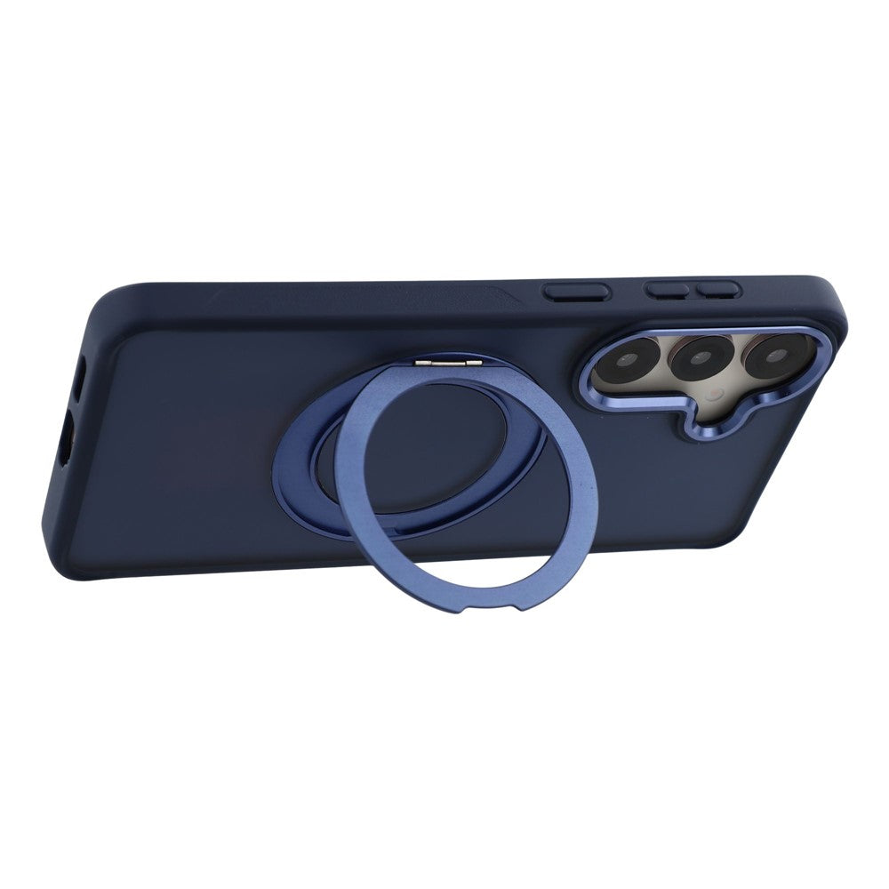 For Samsung Galaxy S25 Case Rotating Kickstand TPU + PC Anti-slip Matte Phone Back Cover