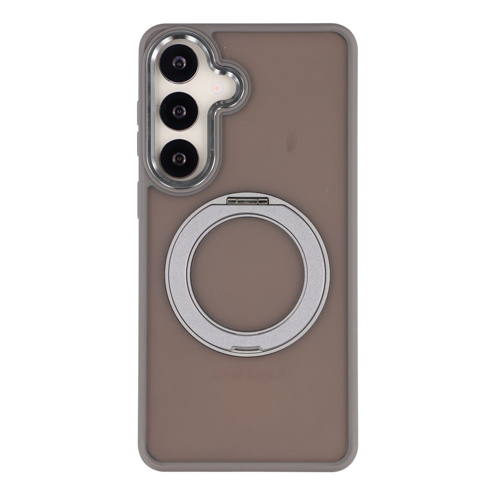 For Samsung Galaxy S25 Case Rotating Kickstand TPU + PC Anti-slip Matte Phone Back Cover