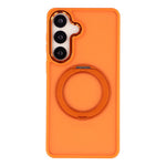 Til Samsung Galaxy S24 FE Etui Roterende Støtteben TPU + PC Anti-slip Mat Telefon Bagcover