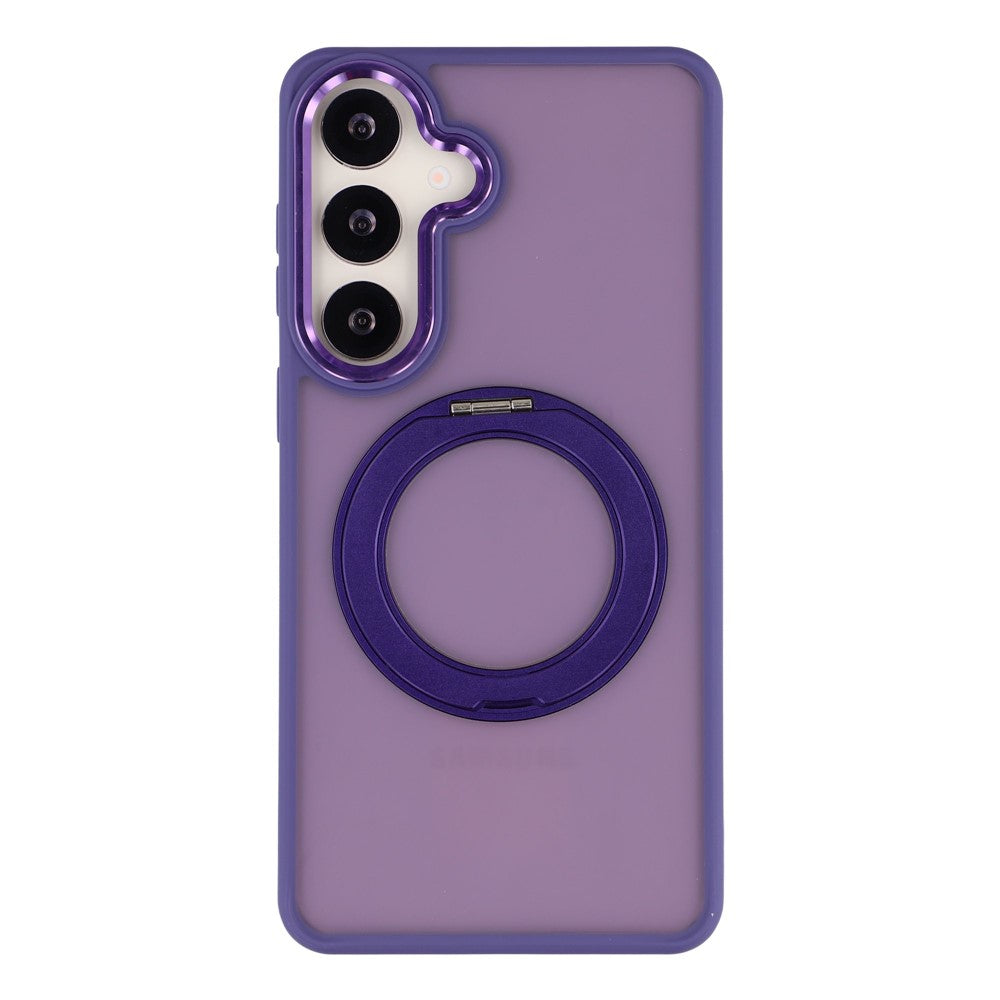 Roterende Støttebenscover til Samsung Galaxy A37 5G / A36 5G / A56 5G TPU + PC Skridsikker Mat Telefonbagcover