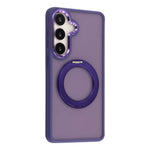 For Samsung Galaxy A55 5G Case Rotating Kickstand TPU + PC Anti-slip Matte Phone Back Cover