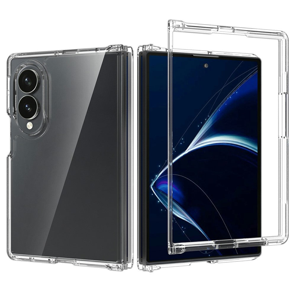 For Samsung Galaxy Z Fold8 Case Anti-Scratch TPU + Acrylic Clear Back Phone Cover