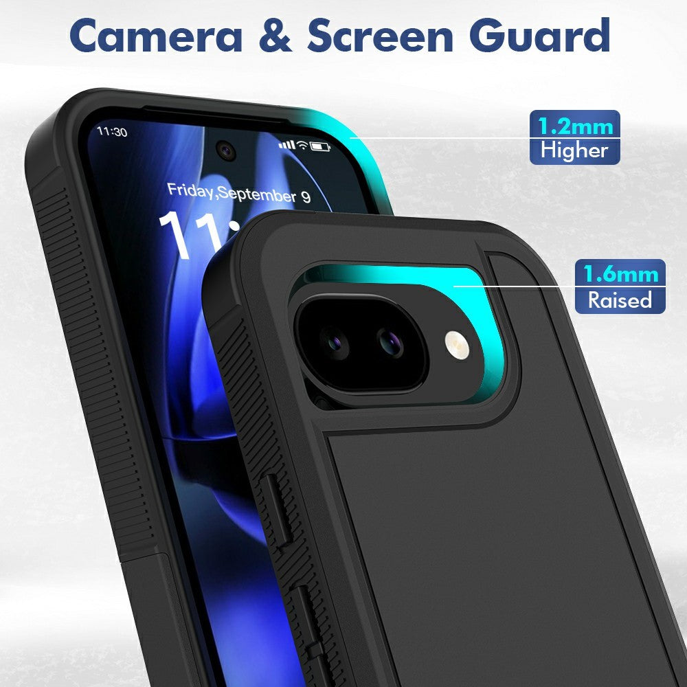 For Google Pixel 10a Case 2 in 1 PC + TPU Shockproof Phone Cover