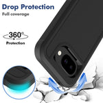 For Google Pixel 10a Case 2 in 1 PC + TPU Shockproof Phone Cover