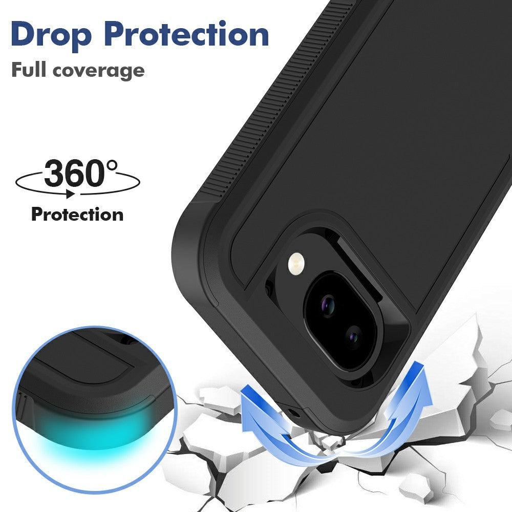 For Google Pixel 10a Case 2 in 1 PC + TPU Shockproof Phone Cover