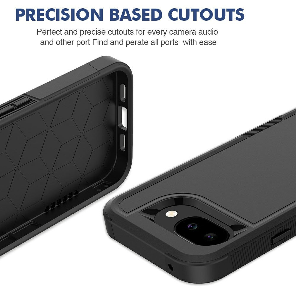 For Google Pixel 10a Case 2 in 1 PC + TPU Shockproof Phone Cover