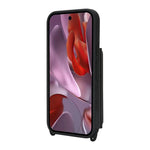 For Google Pixel 10a Case with Lanyard  /  Mirror  /  Card Holder Grids Pattern RFID Blocking Phone Cover