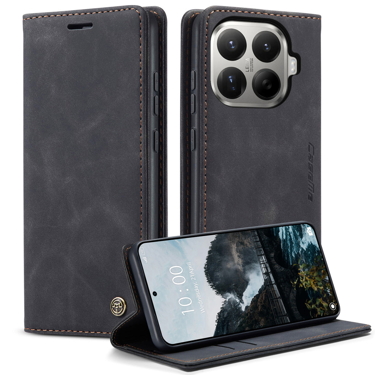 CASEME for Xiaomi 17T Pro Wallet Case  013 Series PU Leather Phone Cover Stand