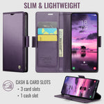 CASEME for Xiaomi 17T Pro Case  023 Series RFID Blocking Wallet Stand Glossy Litchi Texture Leather Phone Cover