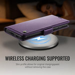 CASEME for Xiaomi 17T Pro Case  023 Series RFID Blocking Wallet Stand Glossy Litchi Texture Leather Phone Cover