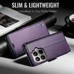 CASEME for Xiaomi 17T Pro Case  023 Series RFID Blocking Wallet Stand Glossy Litchi Texture Leather Phone Cover