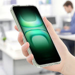 Til Infinix Hot 70 Gennemsigtigt Telefoncover Magnetisk TPU + Akryl Bagside