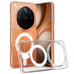 Til Oppo Find X9 Ultra 5G Klart Magnetisk Telefoncover TPU + Akryl Bagside