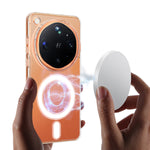 Til Oppo Find X9 Ultra 5G Klart Magnetisk Telefoncover TPU + Akryl Bagside