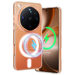 Til Oppo Find X9 Ultra 5G Klart Magnetisk Telefoncover TPU + Akryl Bagside
