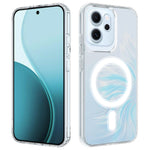 Oppo Reno14 5G (Kina) / Oppo Reno14 F 5G / Oppo Reno13 5G (Global) / Oppo Reno14 5G (Global) Genomskinligt Magnetiskt mobilskal TPU + Akryl Bakstycke