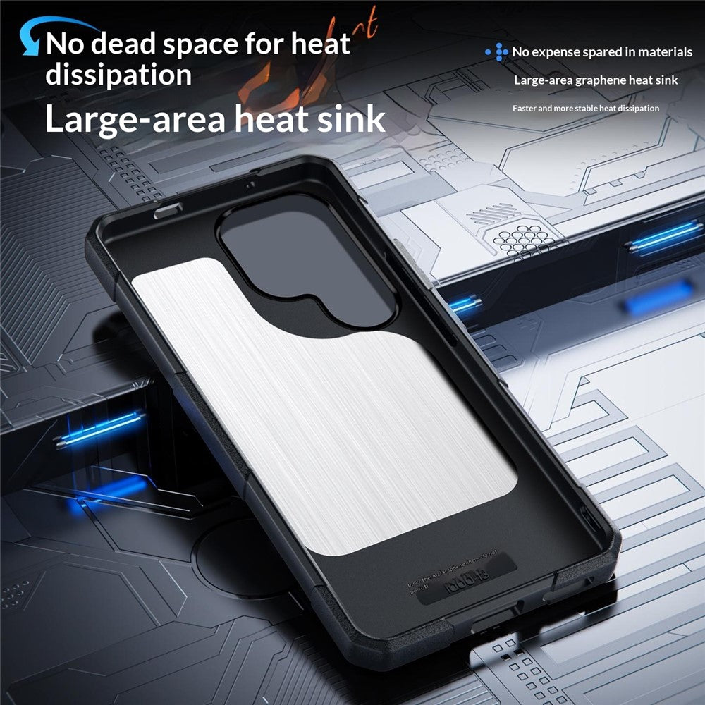 Til Samsung Galaxy S26 Ultra Cover Graphene Køling TPU + PC Rustning Stødsikkert Telefoncover