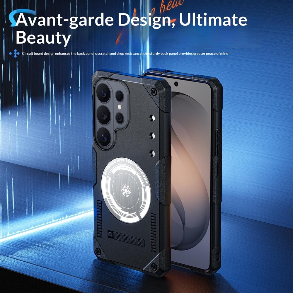 Til Samsung Galaxy S26 Ultra Cover Graphene Køling TPU + PC Rustning Stødsikkert Telefoncover