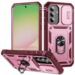 For Samsung Galaxy A27 5G Case TPU + PC Slide Camshield Kickstand Phone Cover