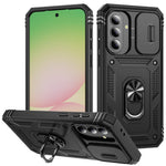 For Samsung Galaxy A27 5G Case TPU + PC Slide Camshield Kickstand Phone Cover