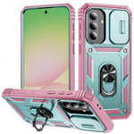 For Samsung Galaxy A27 5G Case TPU + PC Slide Camshield Kickstand Phone Cover