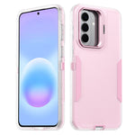 For Samsung Galaxy A27 5G Case TPU + PC Hybrid Phone Cover with Alloy Lens Frame Kickstand
