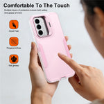 For Samsung Galaxy A27 5G Case TPU + PC Hybrid Phone Cover with Alloy Lens Frame Kickstand