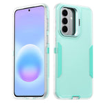 For Samsung Galaxy A27 5G Case TPU + PC Hybrid Phone Cover with Alloy Lens Frame Kickstand