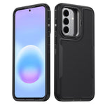 For Samsung Galaxy A27 5G Case TPU + PC Hybrid Phone Cover with Alloy Lens Frame Kickstand