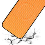 For iPhone 16e  /  17e Case Carbon Fiber Texture Leather Coated TPU PC Phone Cover with Metal Ring for Magnetic Car Mount