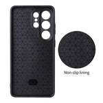 For Samsung Galaxy S26 Ultra Case Carbon Fiber Texture Leather Coated TPU PC Phone Cover with Metal Ring for Magnetic Car Mount