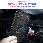For iPhone 18 Pro Max / 17 Pro Max Case PC + TPU Phone Cover with Kickstand