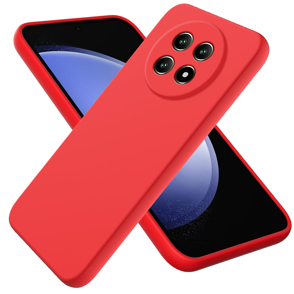 For Huawei nova 15 Max Liquid Silicone Case Phone Back Cover with Hand Strap