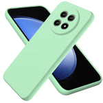 For Huawei nova 15 Max Liquid Silicone Case Phone Back Cover with Hand Strap