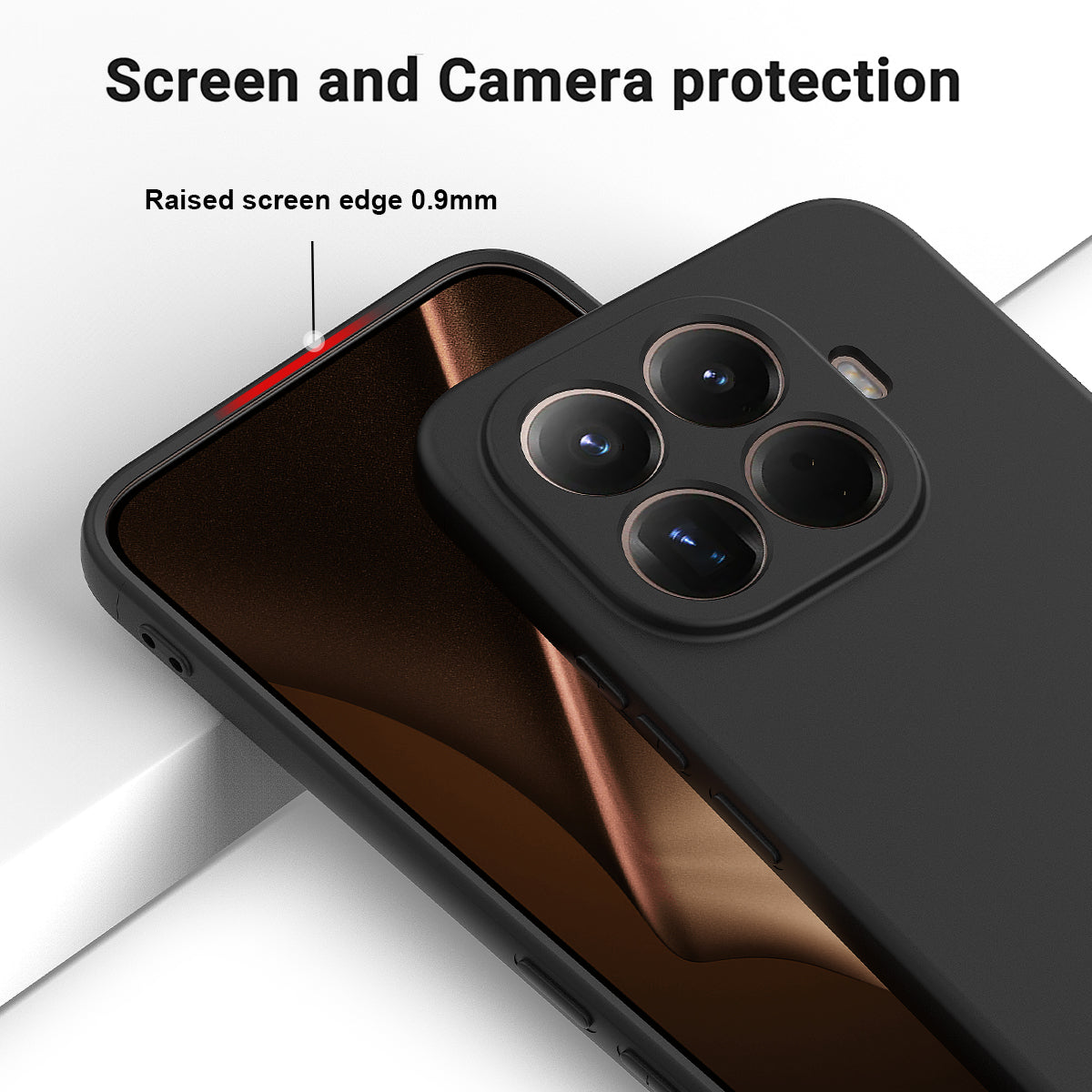 Til Xiaomi 17T Pro Flydende Silikone Cover Telefon Bagside med Håndstrop