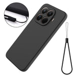 Til Xiaomi 17T Pro Flydende Silikone Cover Telefon Bagside med Håndstrop