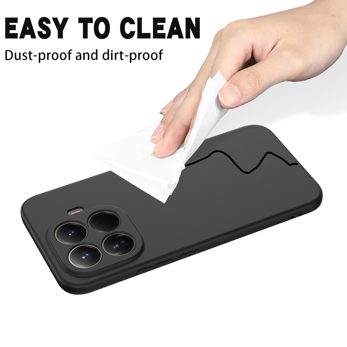 Til Xiaomi 17T Pro Flydende Silikone Cover Telefon Bagside med Håndstrop