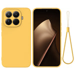 Til Xiaomi 17T Pro Flydende Silikone Cover Telefon Bagside med Håndstrop