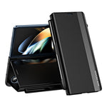 Beskyttelsescover til Samsung Galaxy Z Fold4 5G Hard PC Telefoncover Anti-Fald Stødsikkert Standcover med Pen / Penholder